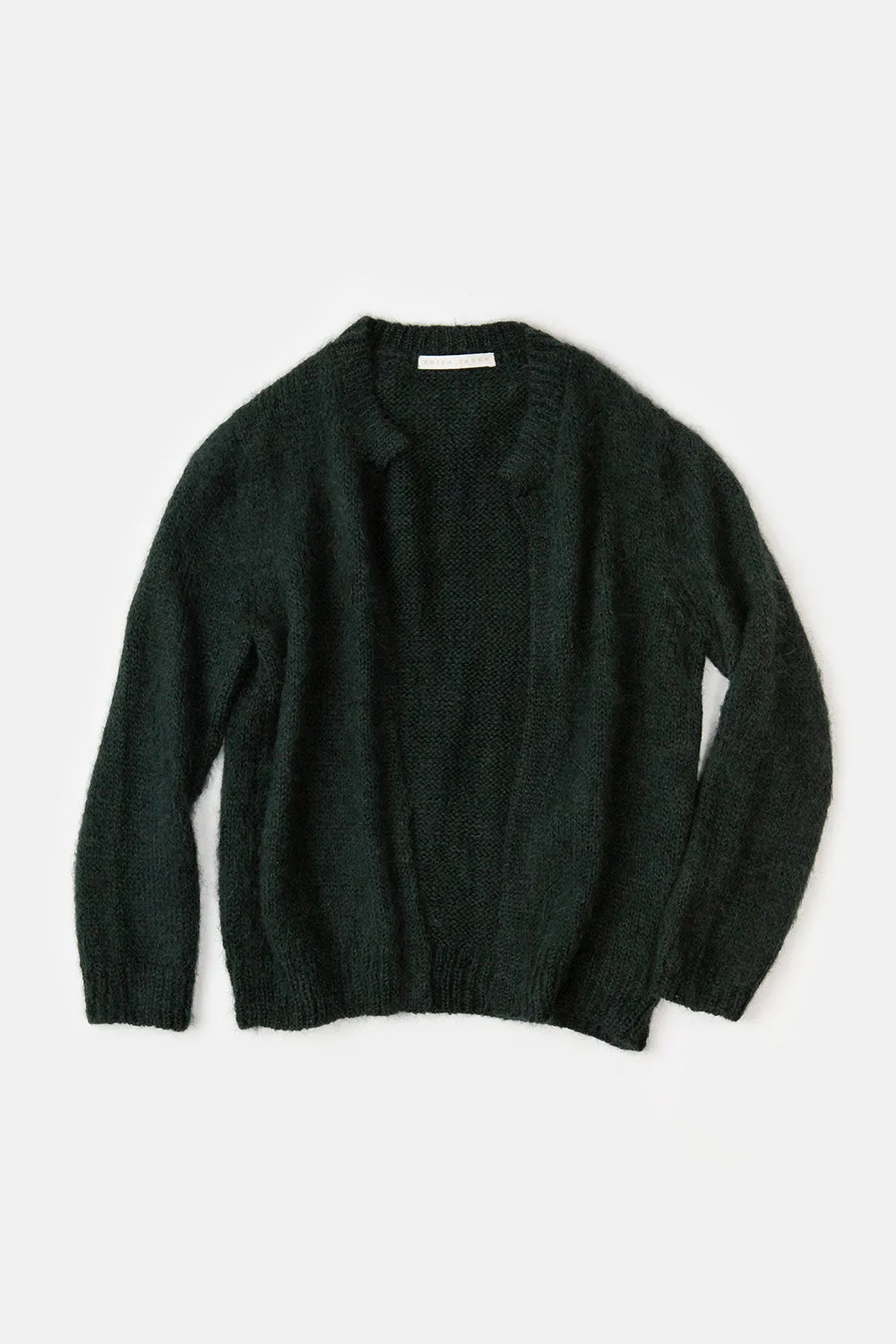 Alpaca Open Cardigan In Forest