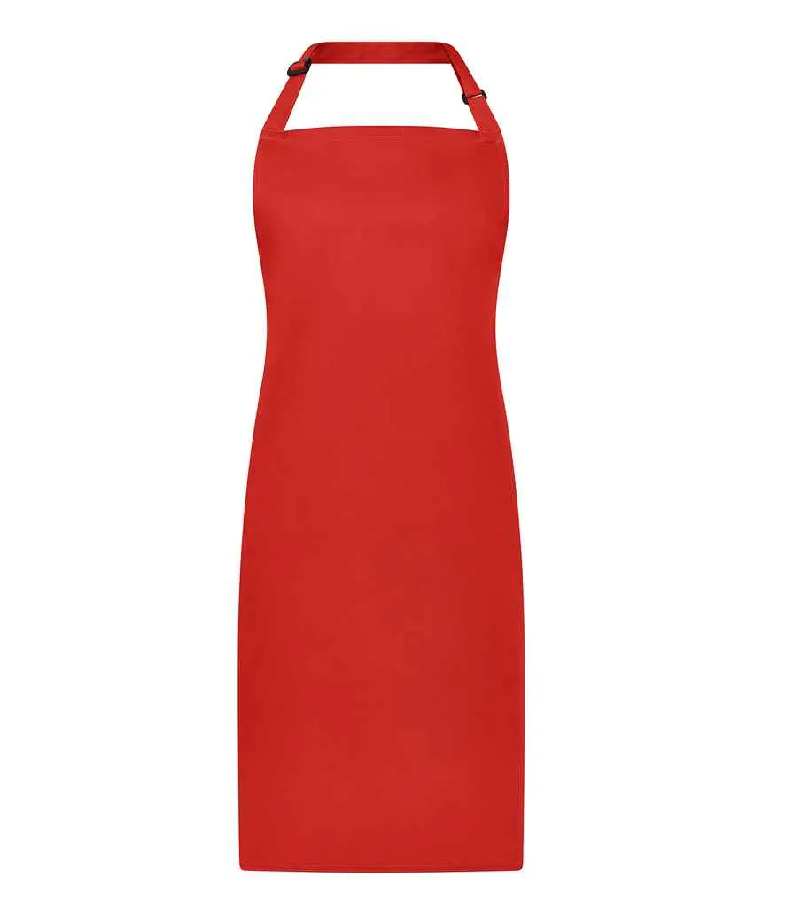 Brand Lab Adjustable Bib Apron | Red