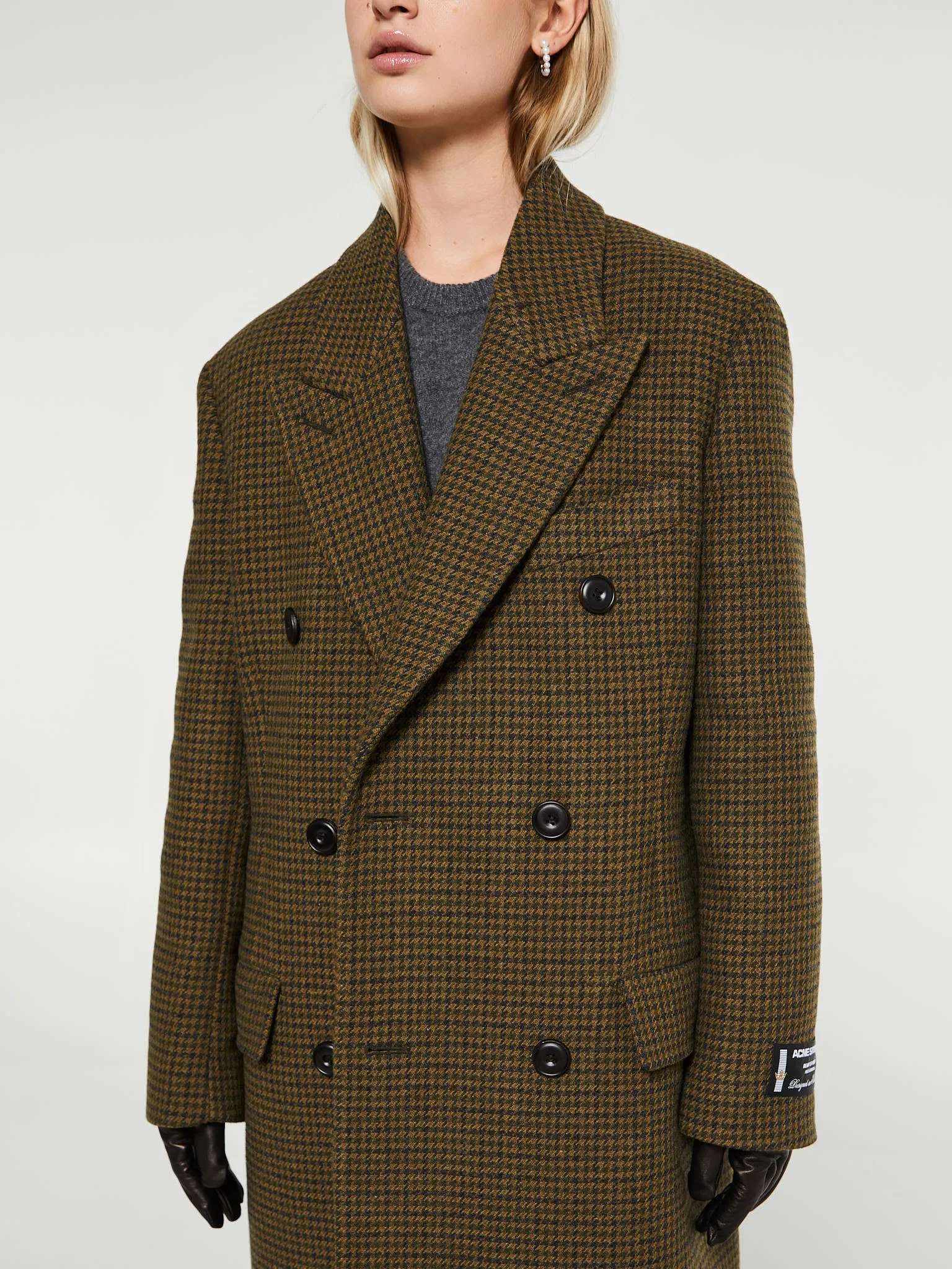Coat in Khaki Green