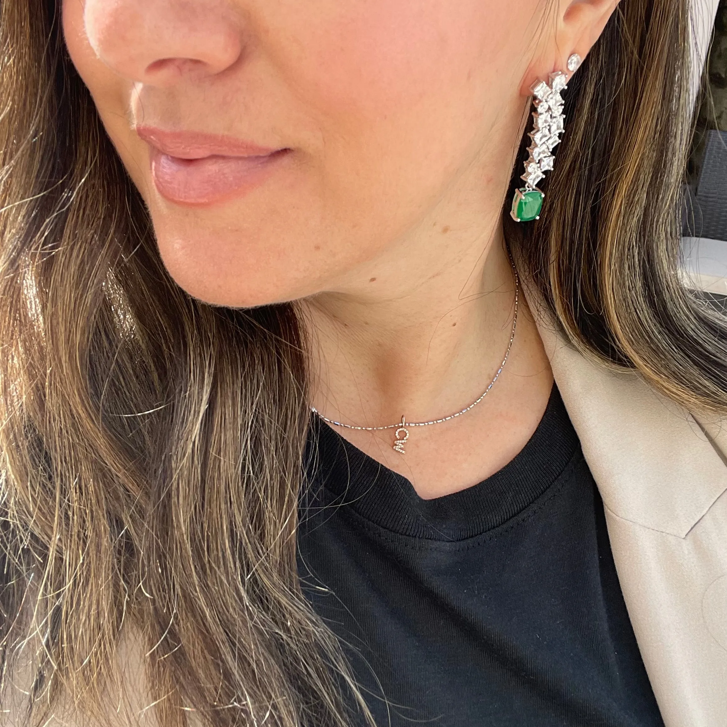 Dazzling Emerald Drop Earrings