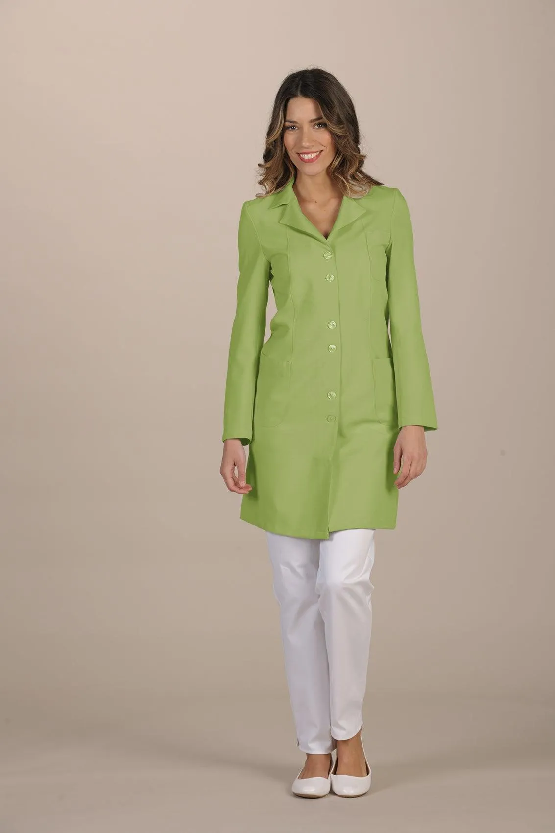 Erevan Women's Lab Coat - PET easy care - final sale clearance