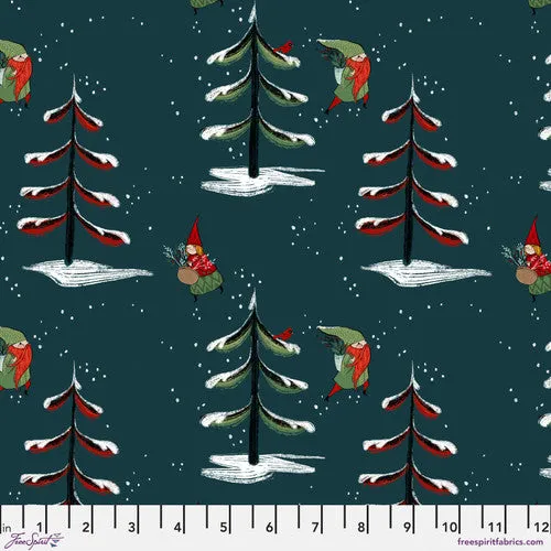 Into The Forest - Dark Teal $12.99/ Yard