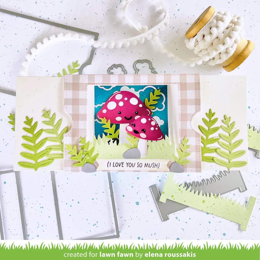 LAWN FAWN: Happy Mushrooms | Lawn Cuts Die
