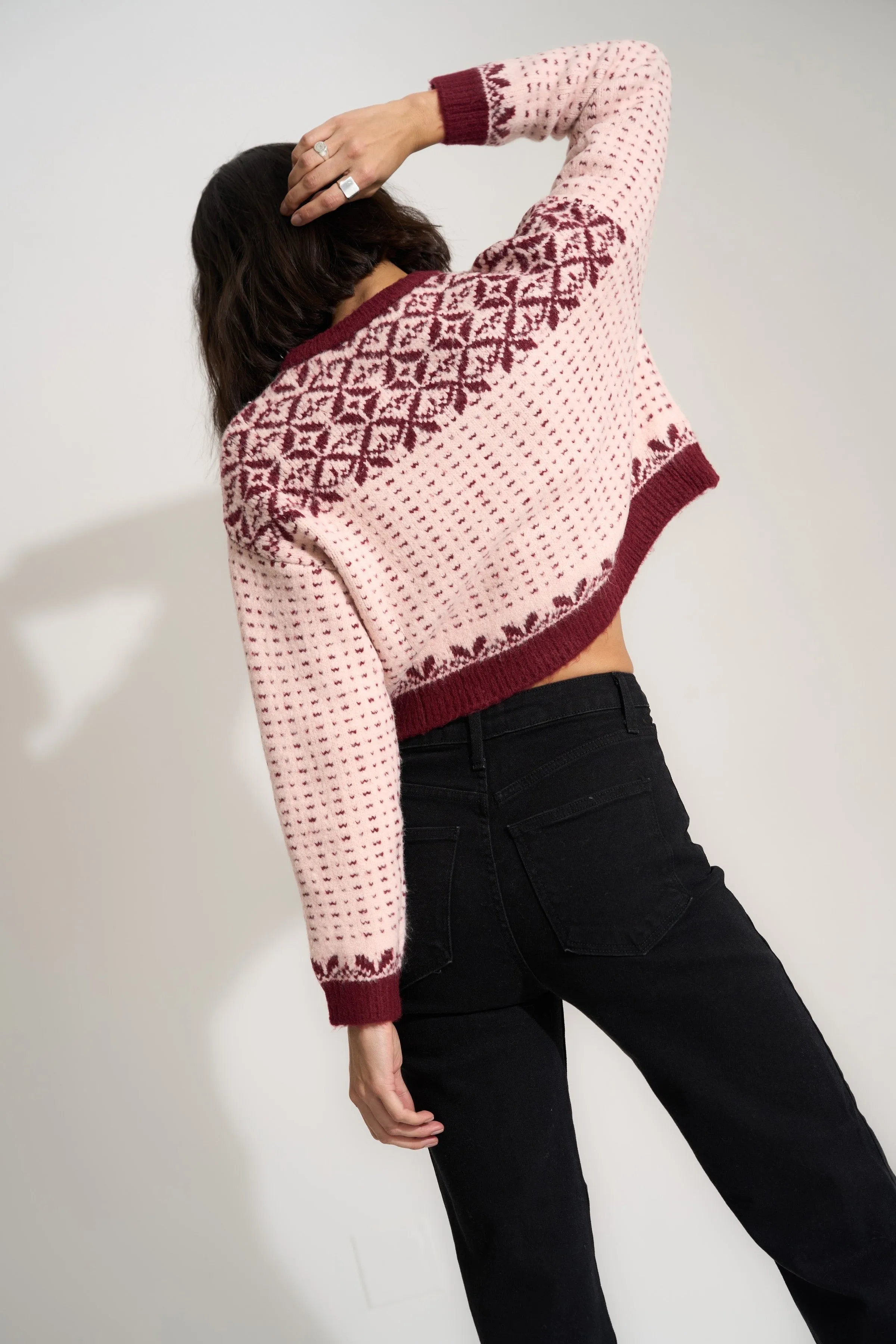 Maeve Cardigan in Baby Pink