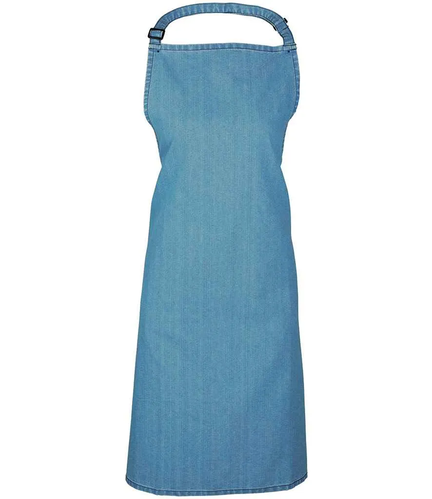 Premier 'Colours' Bib Apron | Blue Denim