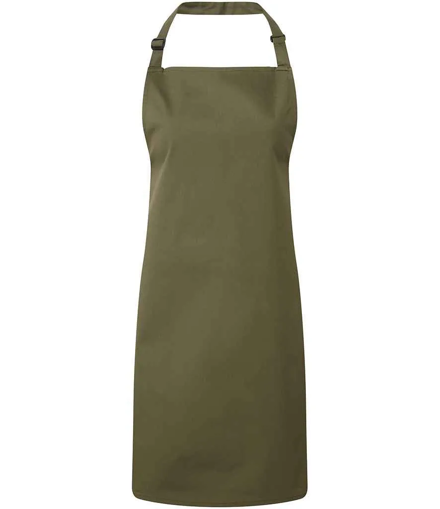 Premier 'Colours' Bib Apron | Olive Green