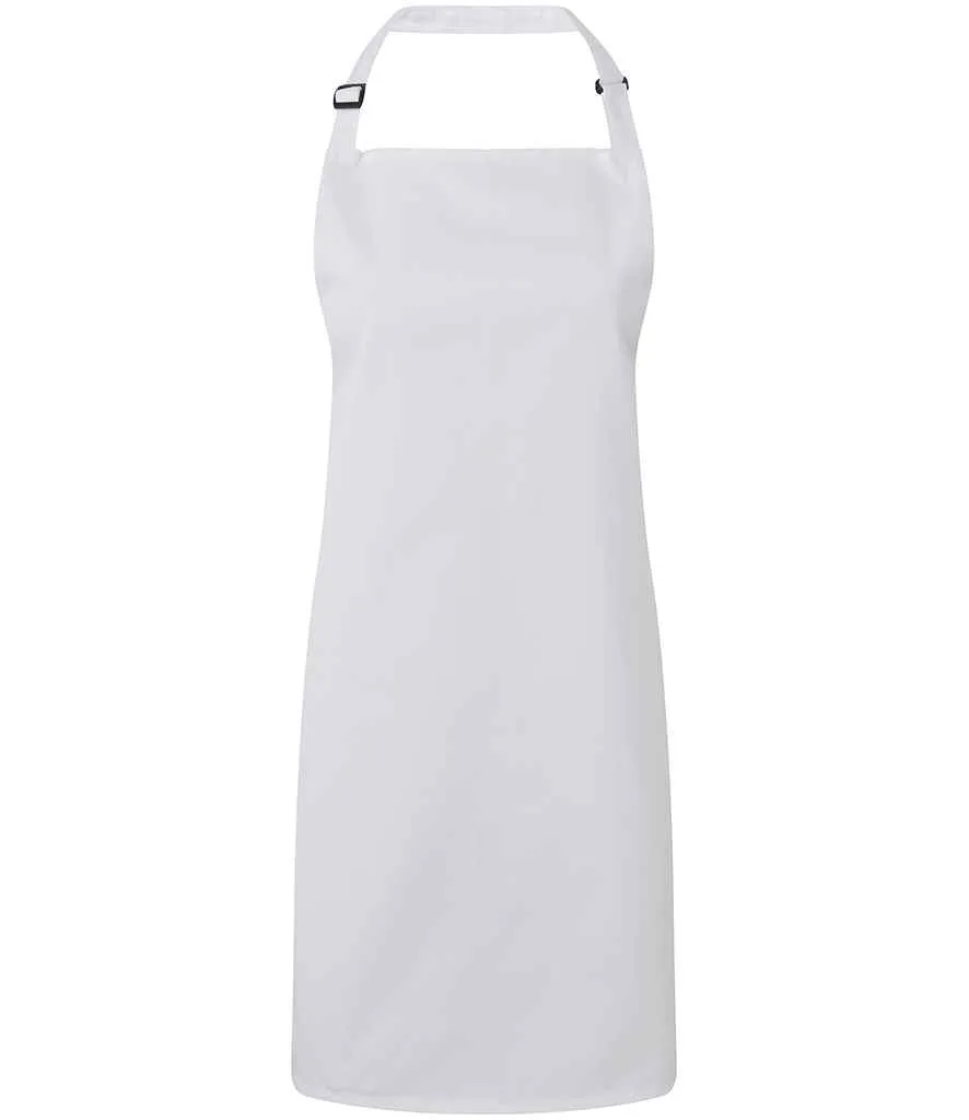 Premier 'Colours' Bib Apron | White