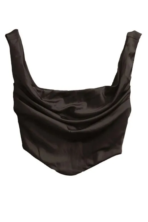 Sabrina Wrap Top and Maxi Skirt Outfit Set - Chocolate Brown