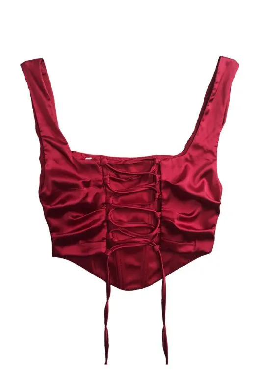 Sabrina Wrap Top and Maxi Skirt Outfit Set - Lipstick Red