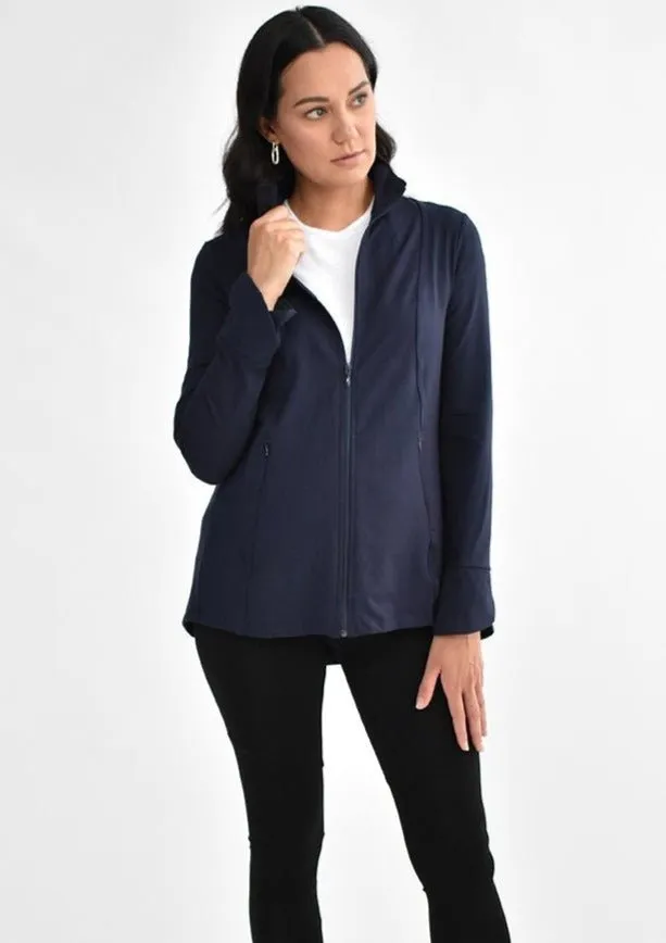 The Dressy Track Jacket in Navy Blue - Final Sale