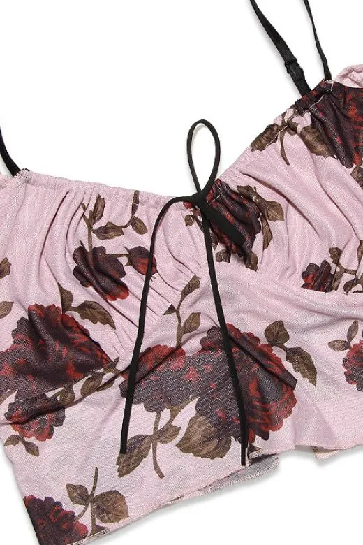 Willow Crop Top and Maxi Skirt Outfit Set - Thistle Purple