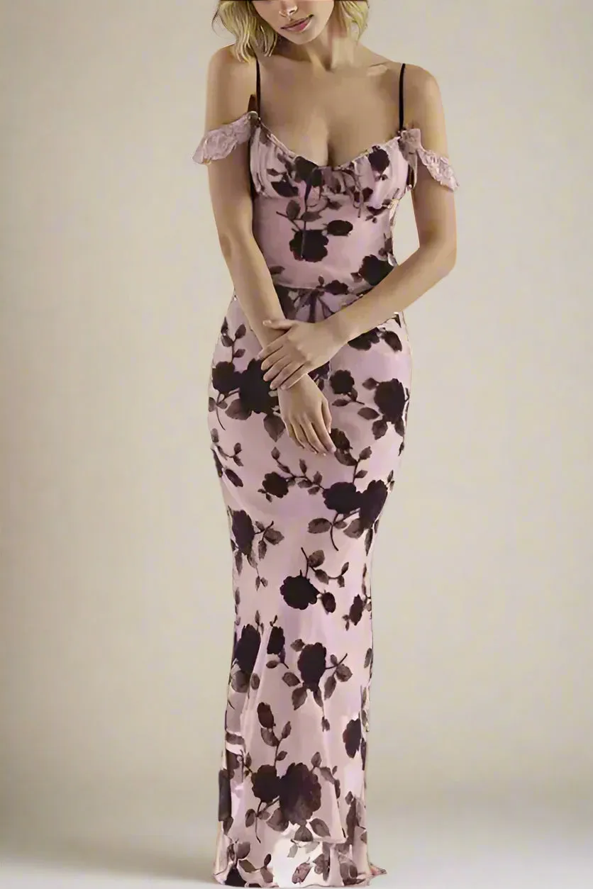 Willow Crop Top and Maxi Skirt Outfit Set - Thistle Purple